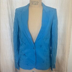 Zadig & Voltaire Blue Star Pattern Blazer (@)